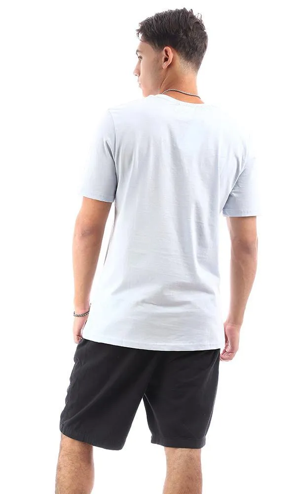 95540 "Catch The Wave" Light Blue Slip On Tee