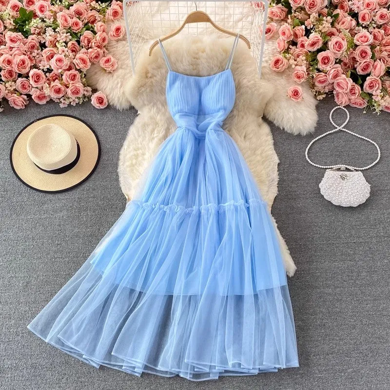 backless dress beach dress elegant long skirt      S4353
