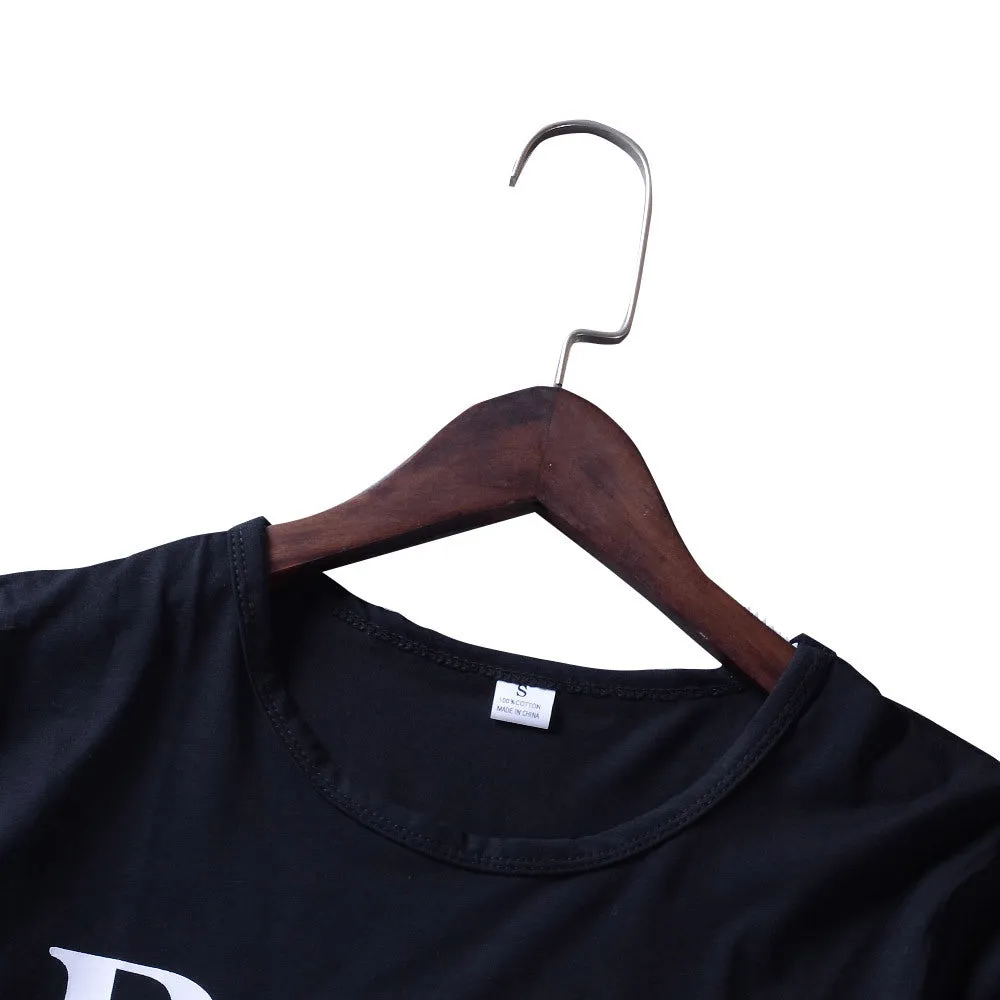 Be the ultimate "Boss Lady" with our Letter Printed T-Shirt