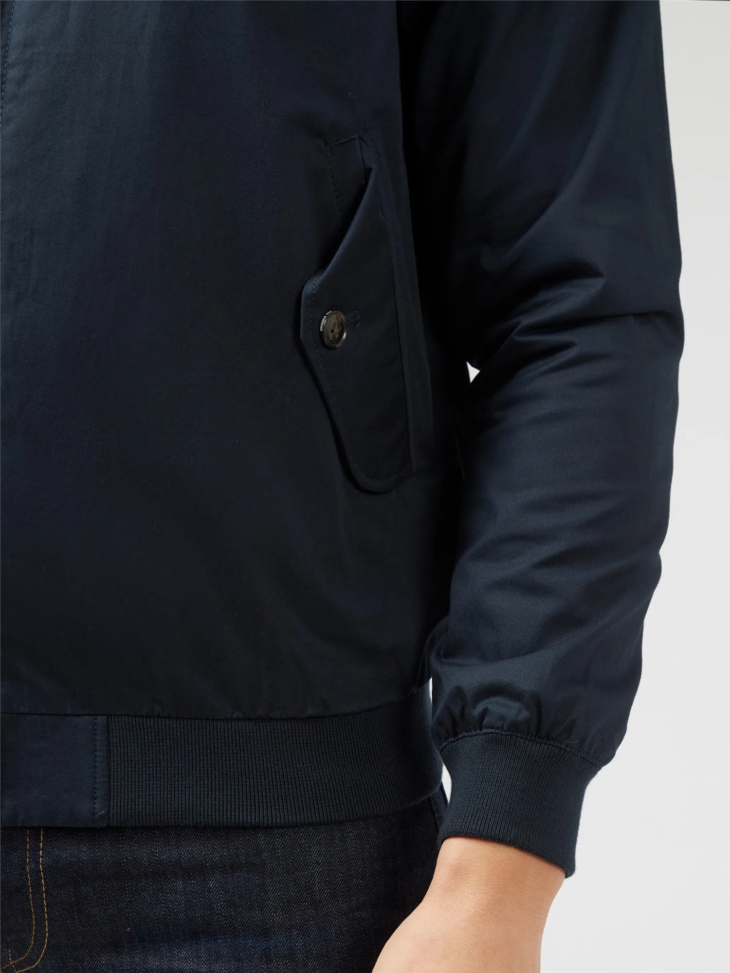 Ben Sherman Men's 0059148 Signature Harrington Jacket Dark Navy