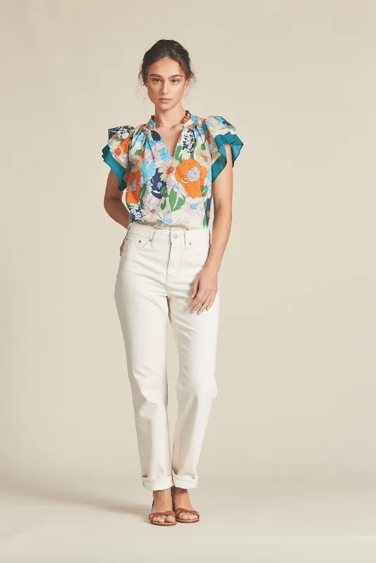 Birds of Paradis Clover Blouse