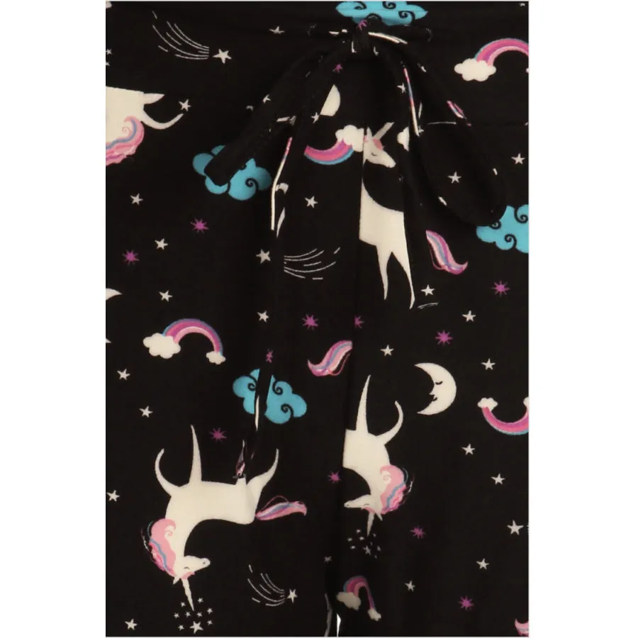 Buttery Soft Lounge / Pyjama Pants - Celestial Unicorns