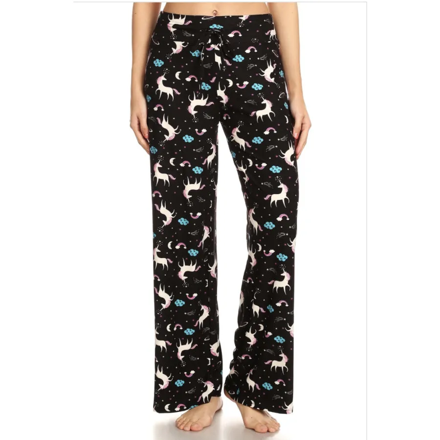 Buttery Soft Lounge / Pyjama Pants - Celestial Unicorns