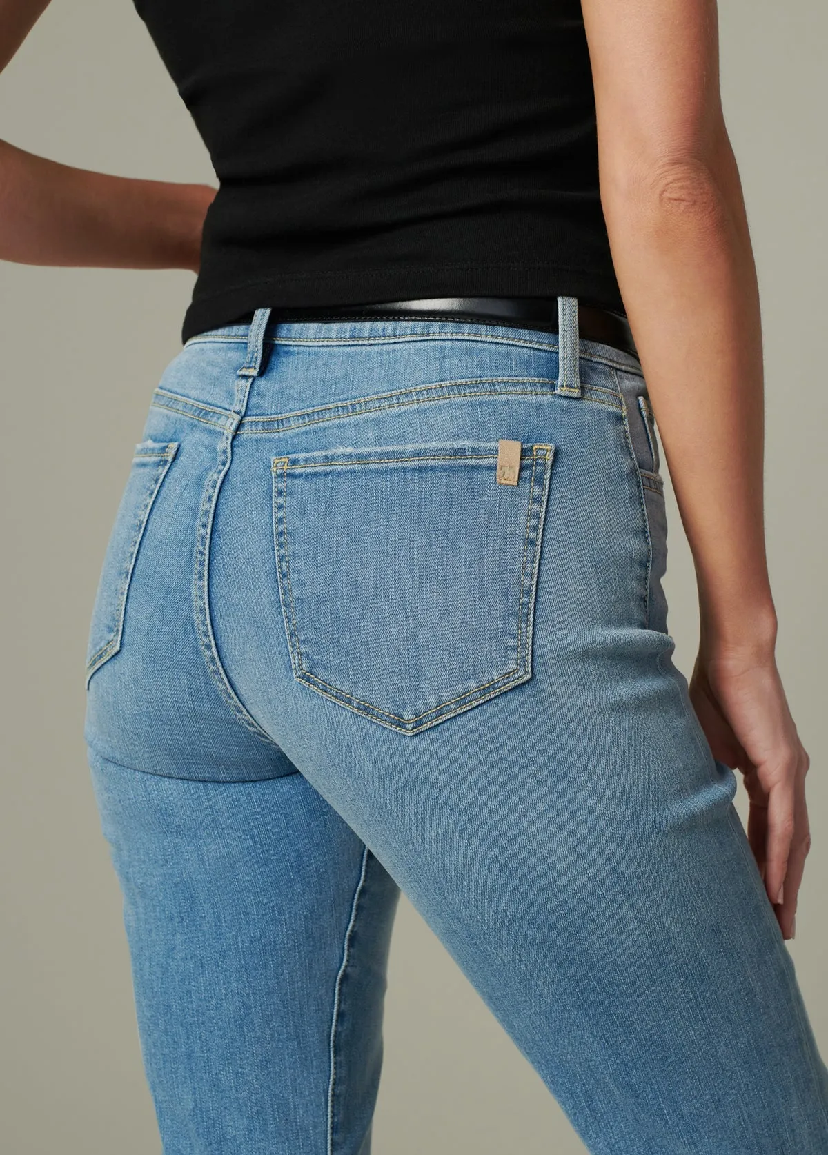 Callie Hi Rise Bootcut Razor Hem