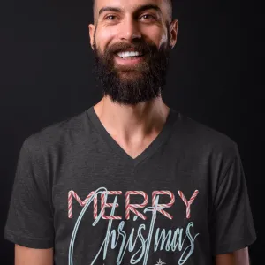 Candy Christmas V-Neck T-Shirt
