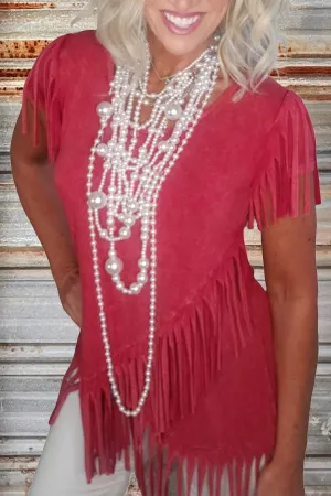 Casual Tassel T-Shirt