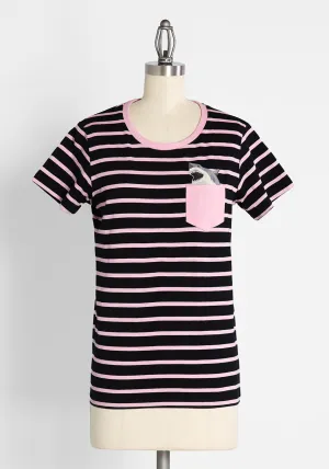 Chomping Your Style Graphic Pocket Tee