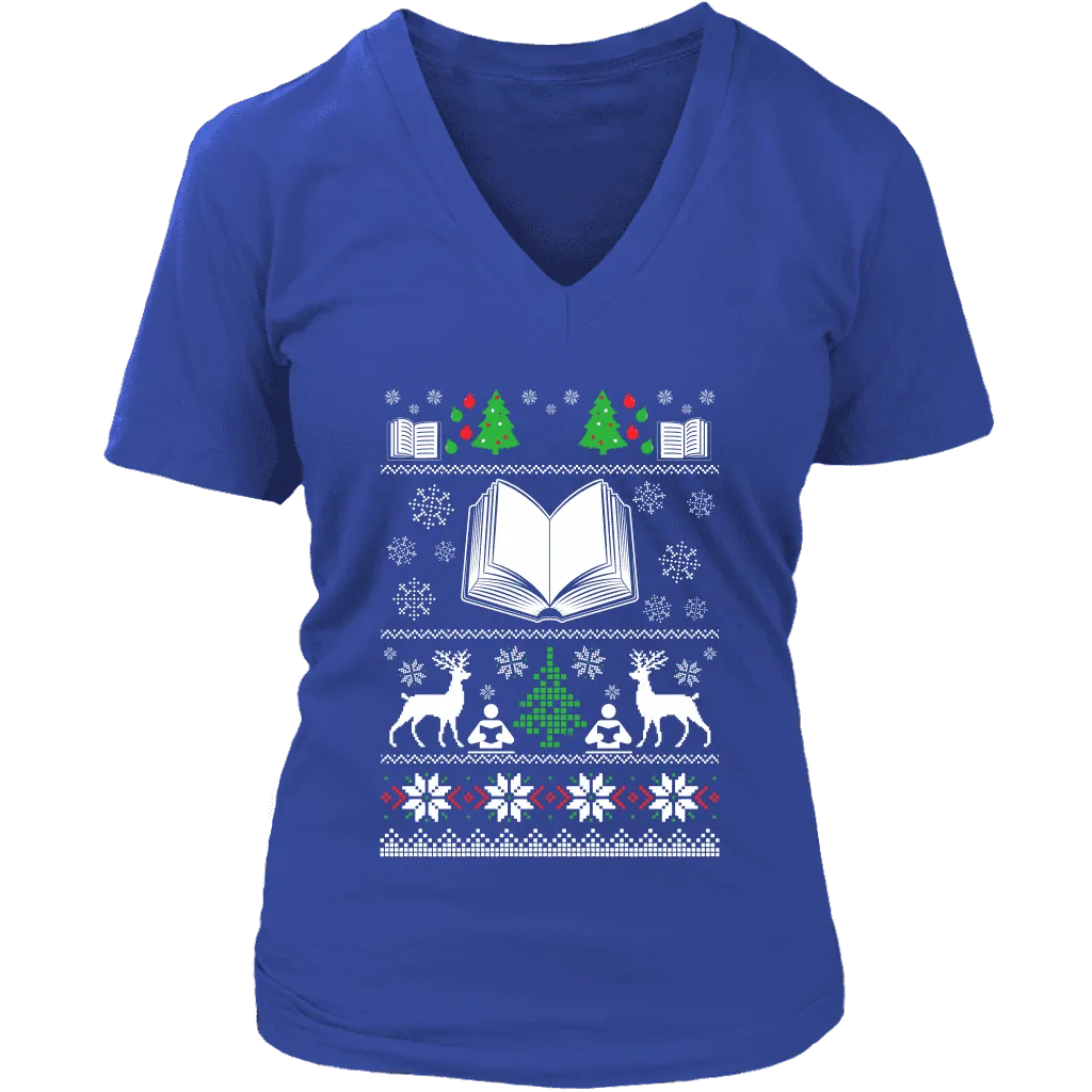 Christmas Ugly  V-neck tee