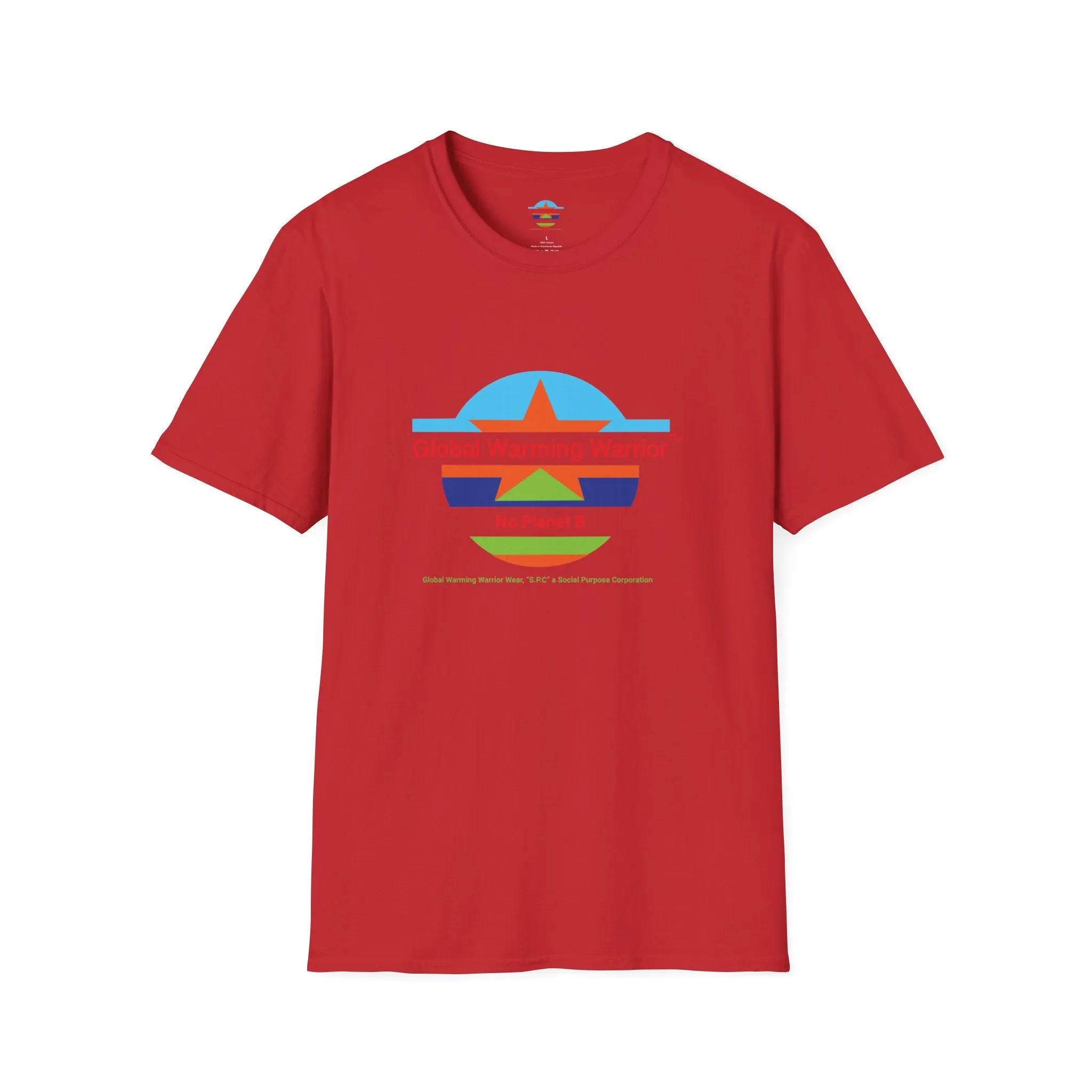 Global Warming Warrior - No Planet B Unisex Graphic Tee Shirt