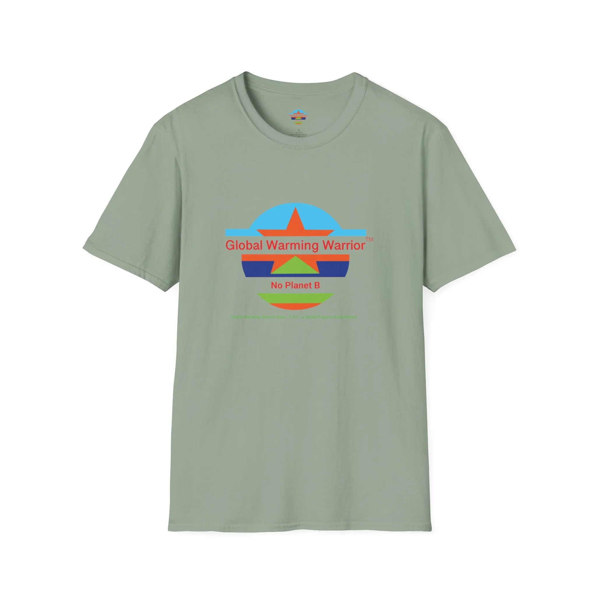 Global Warming Warrior - No Planet B Unisex Graphic Tee Shirt