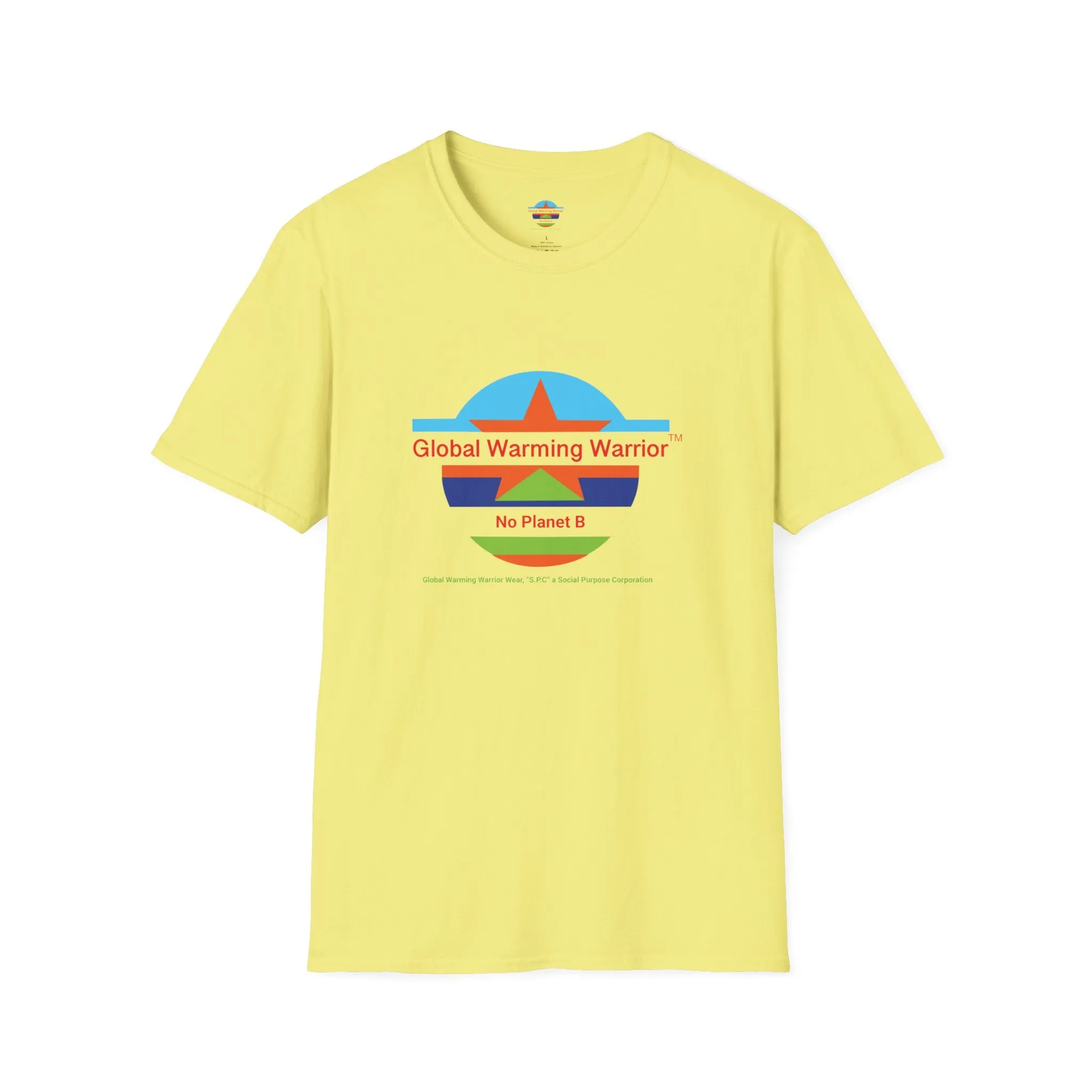 Global Warming Warrior - No Planet B Unisex Graphic Tee Shirt
