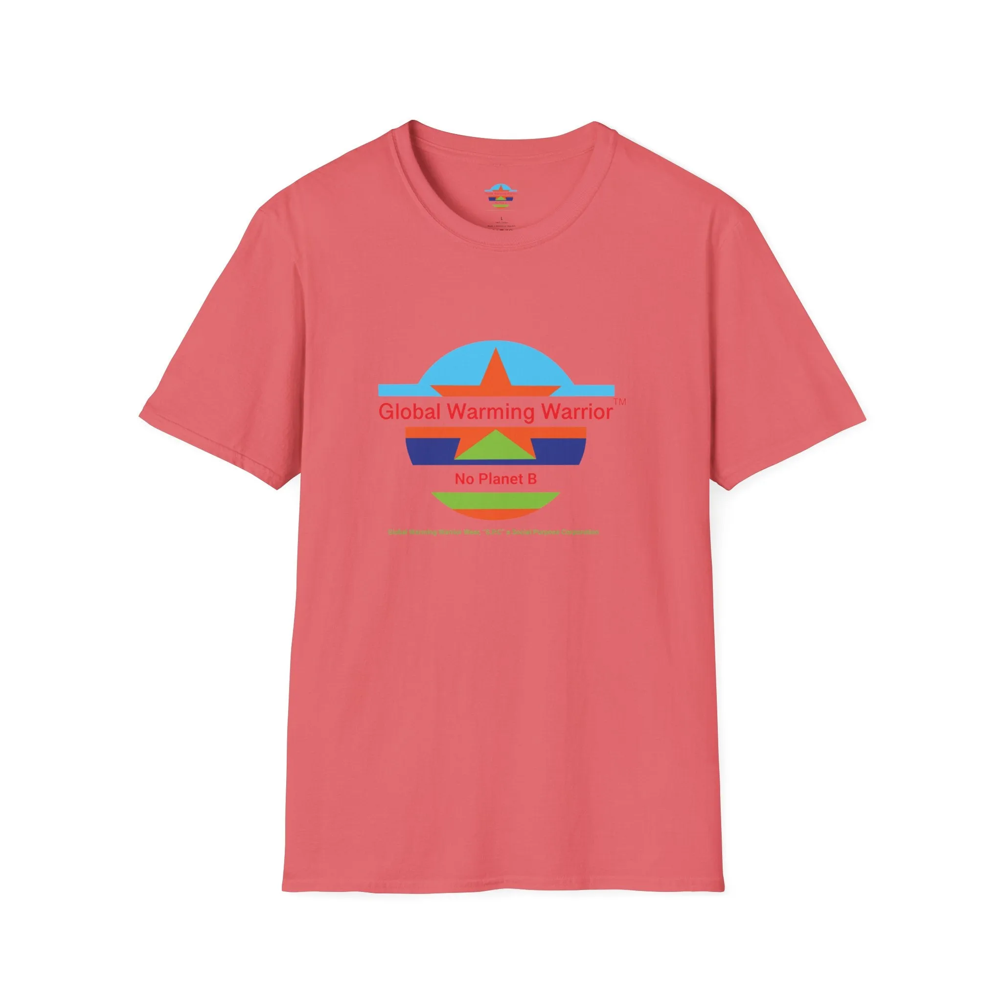 Global Warming Warrior - No Planet B Unisex Graphic Tee Shirt