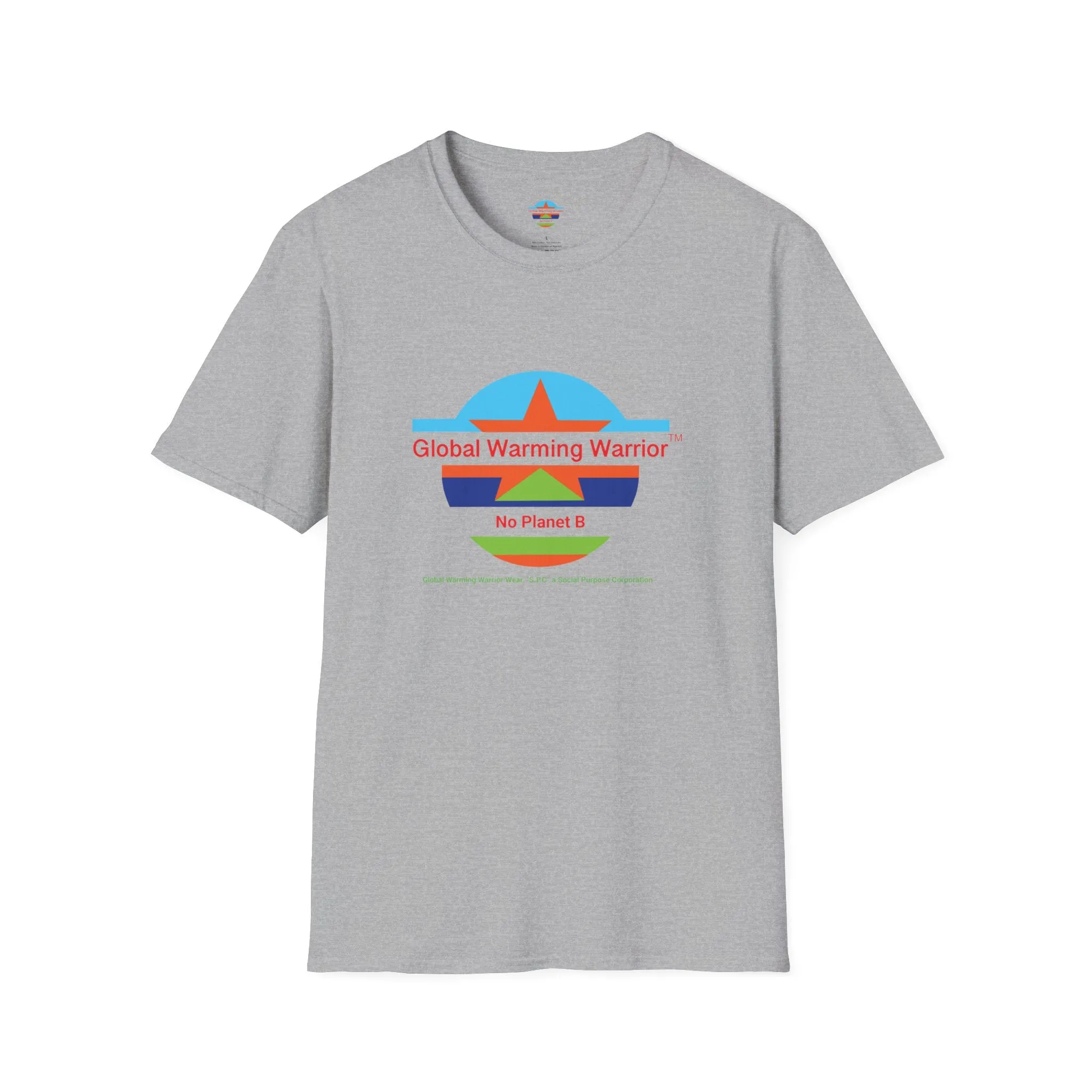 Global Warming Warrior - No Planet B Unisex Graphic Tee Shirt