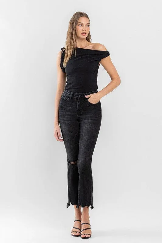 High Rise Ankle Bootcut Jeans - Flying Monkey