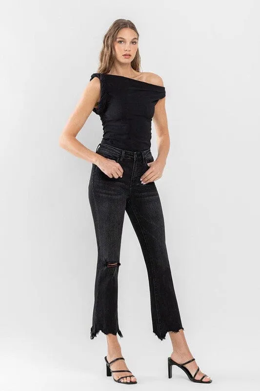 High Rise Ankle Bootcut Jeans - Flying Monkey