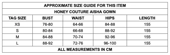 Honey Couture AISHA Low Back Mermaid Evening Gown Dress