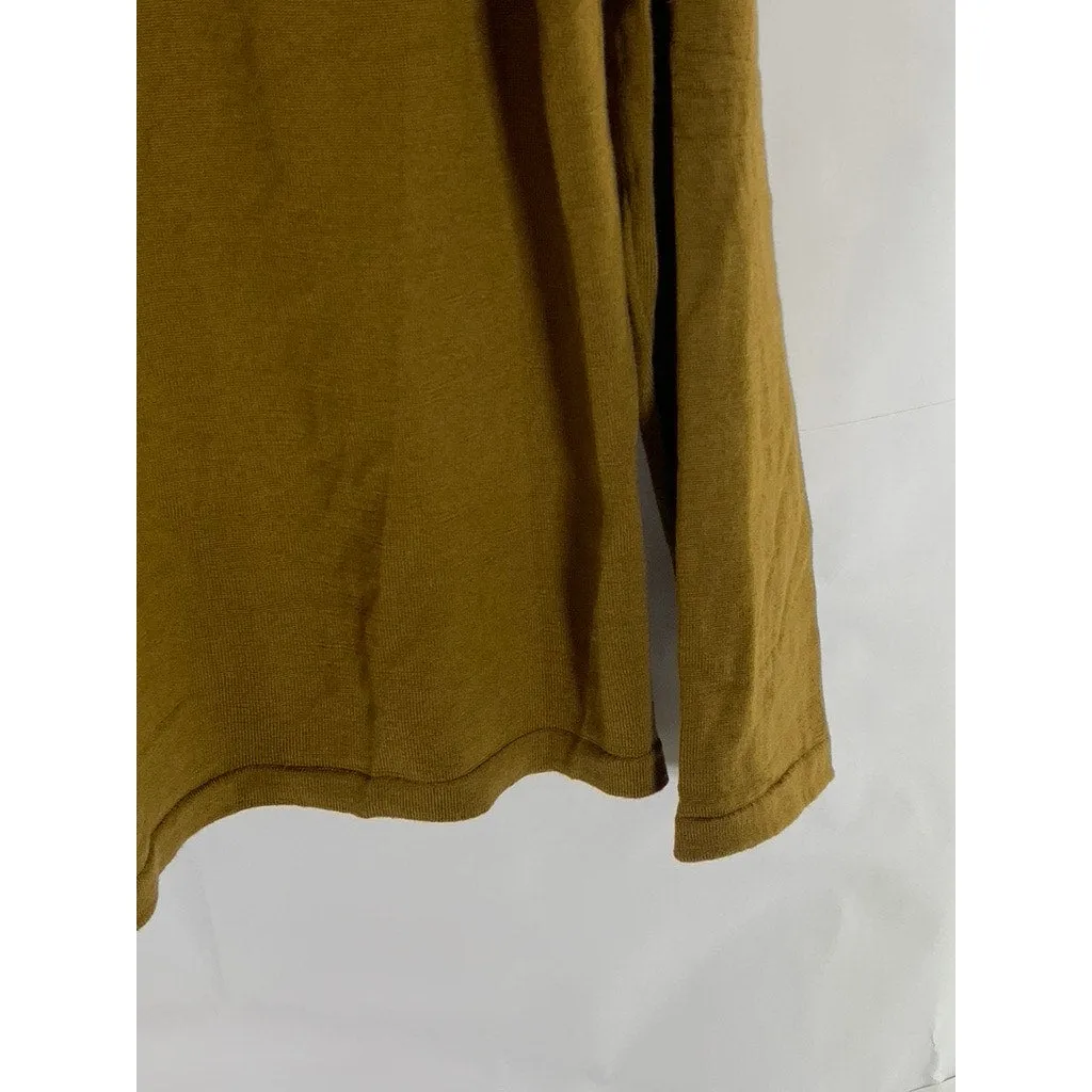 HUGO BOSS HUGO Men's Camel Brown Extra Fine Merino Turtleneck Sweater SZ M