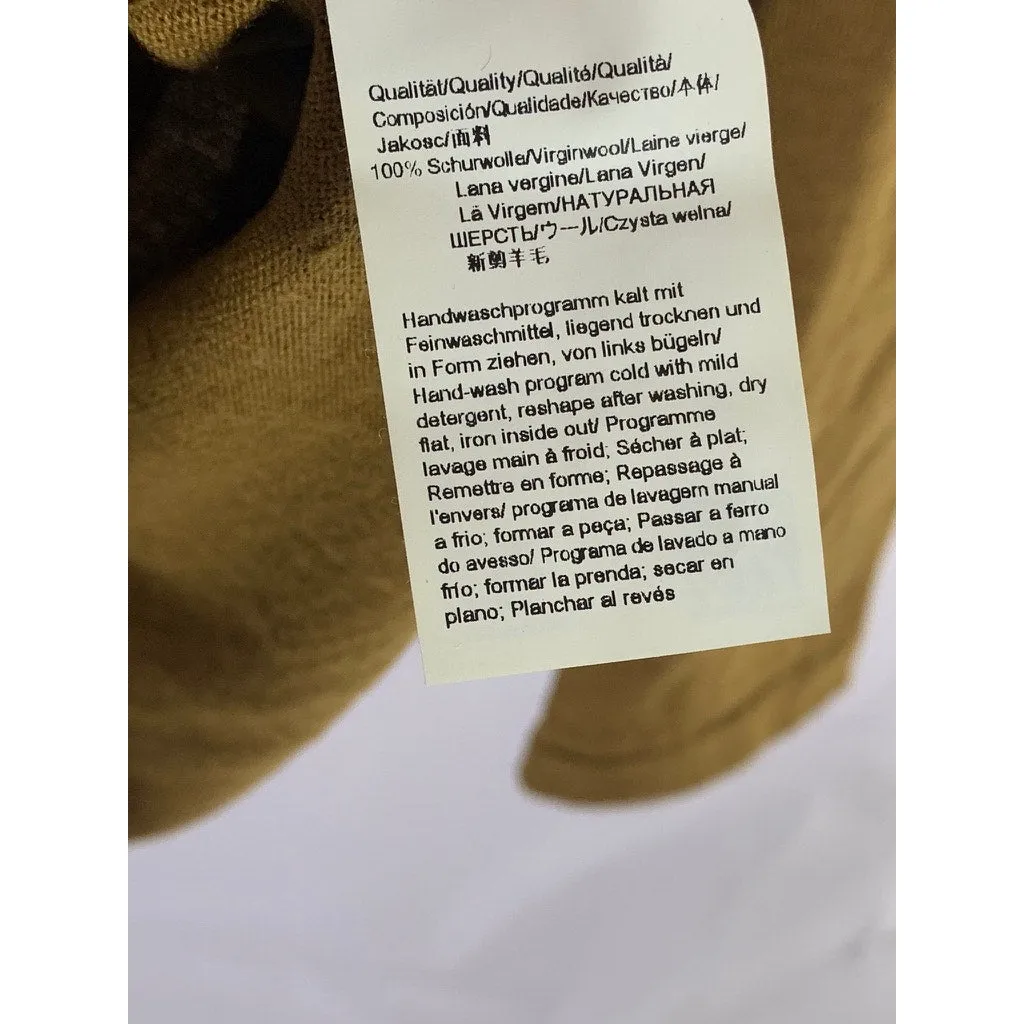 HUGO BOSS HUGO Men's Camel Brown Extra Fine Merino Turtleneck Sweater SZ M