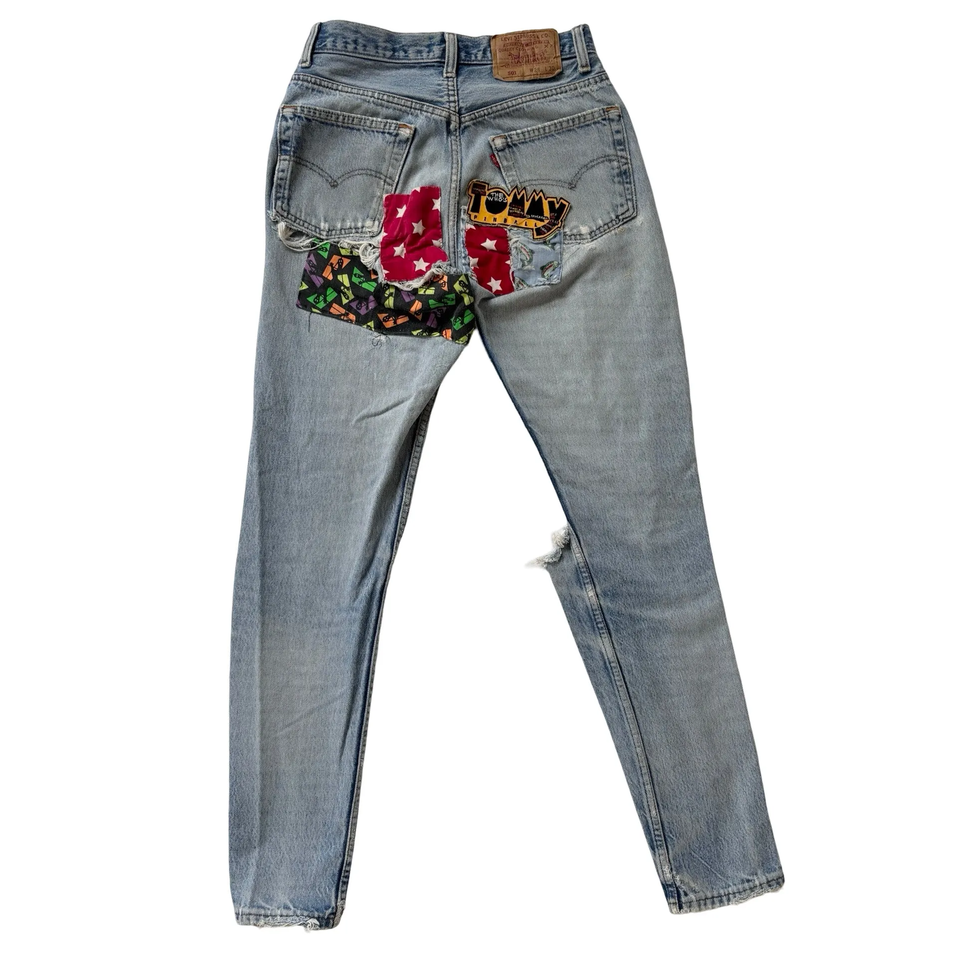 Levi’s 80s Patchwork 501s (XS)