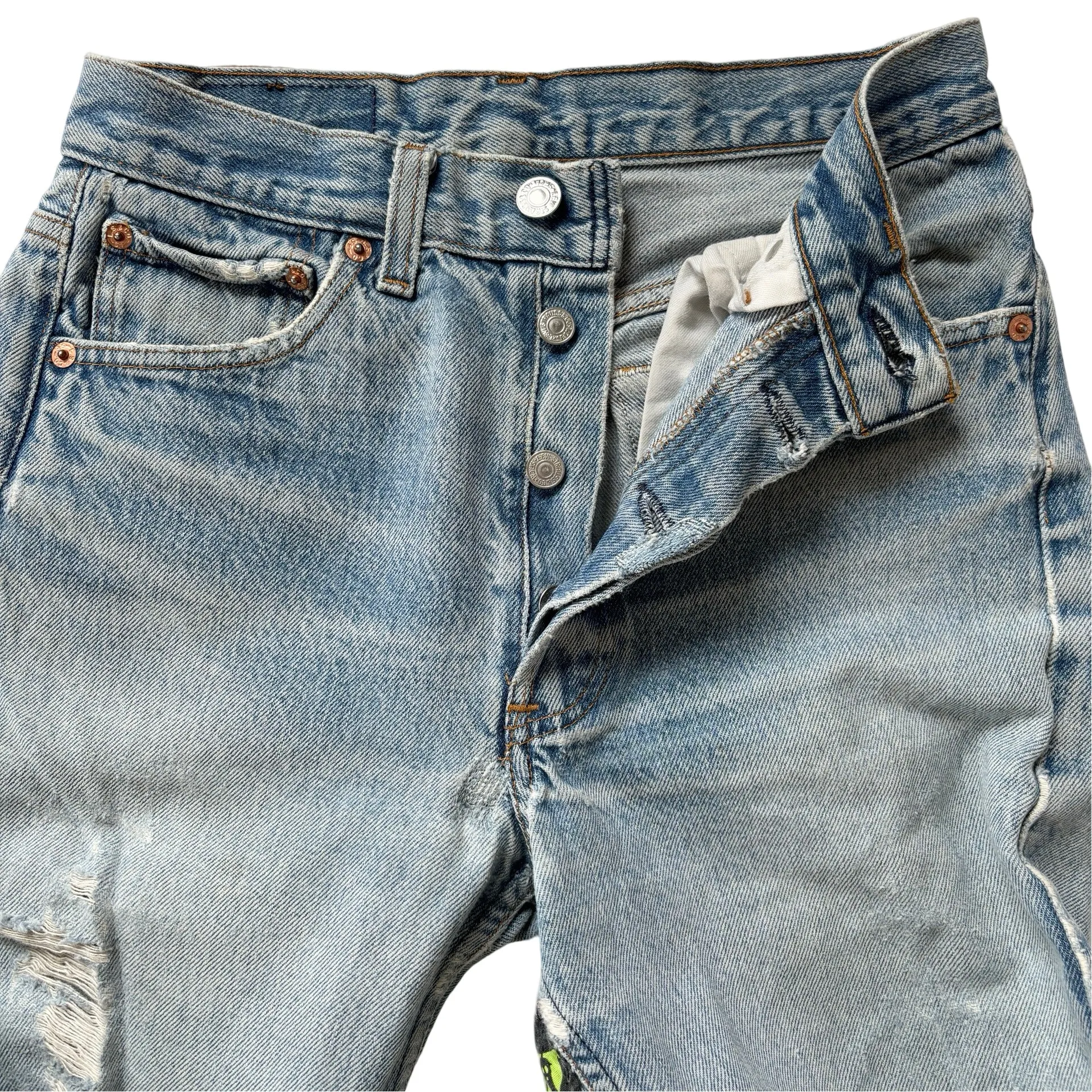 Levi’s 80s Patchwork 501s (XS)