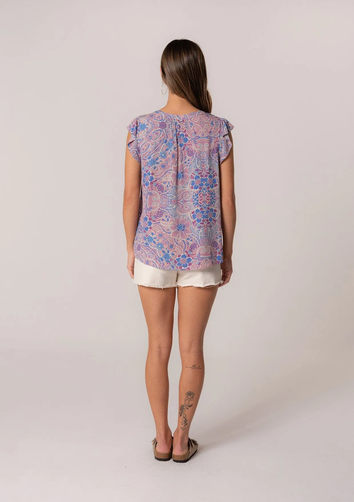 Marcie Ruffle Top