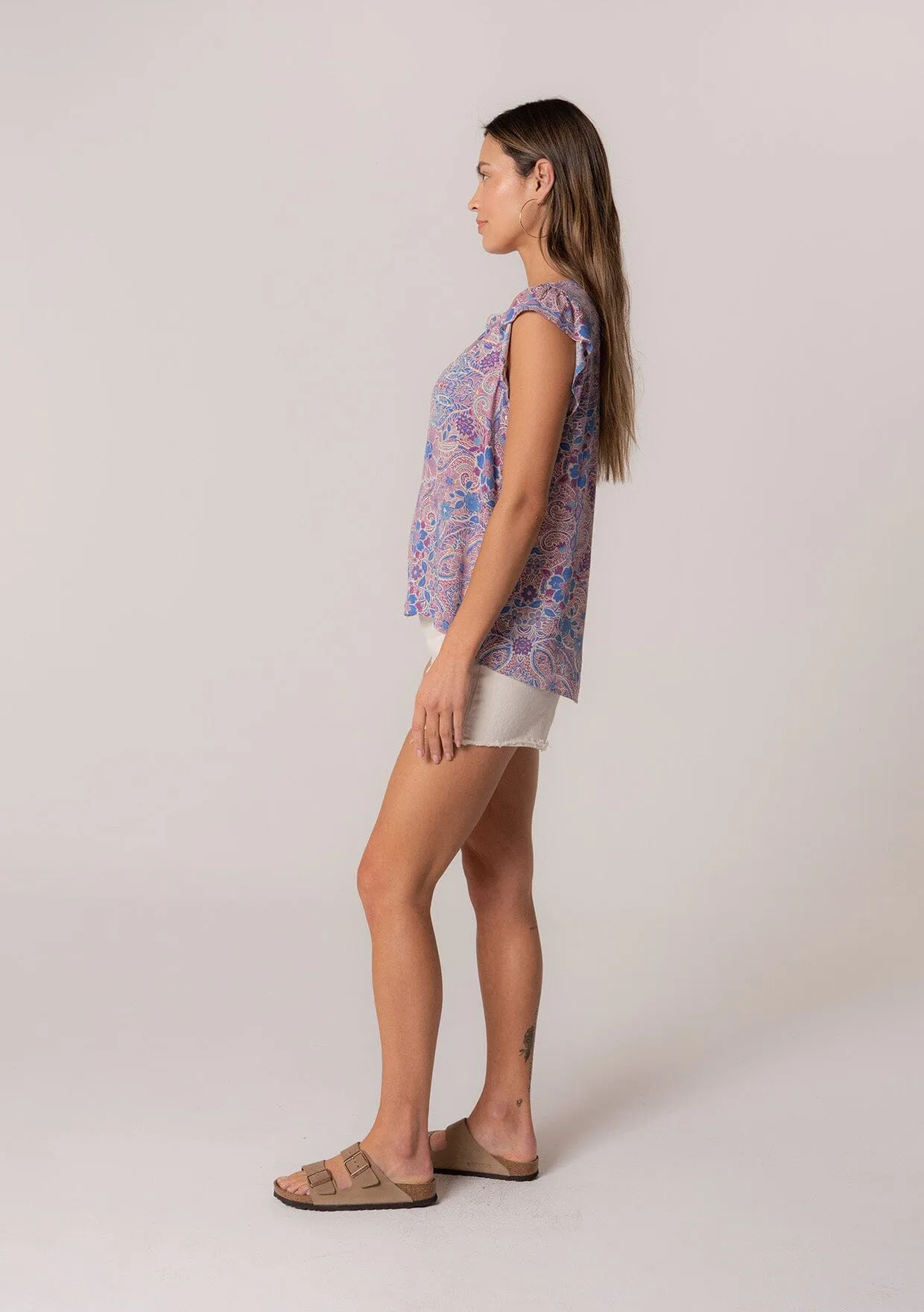 Marcie Ruffle Top