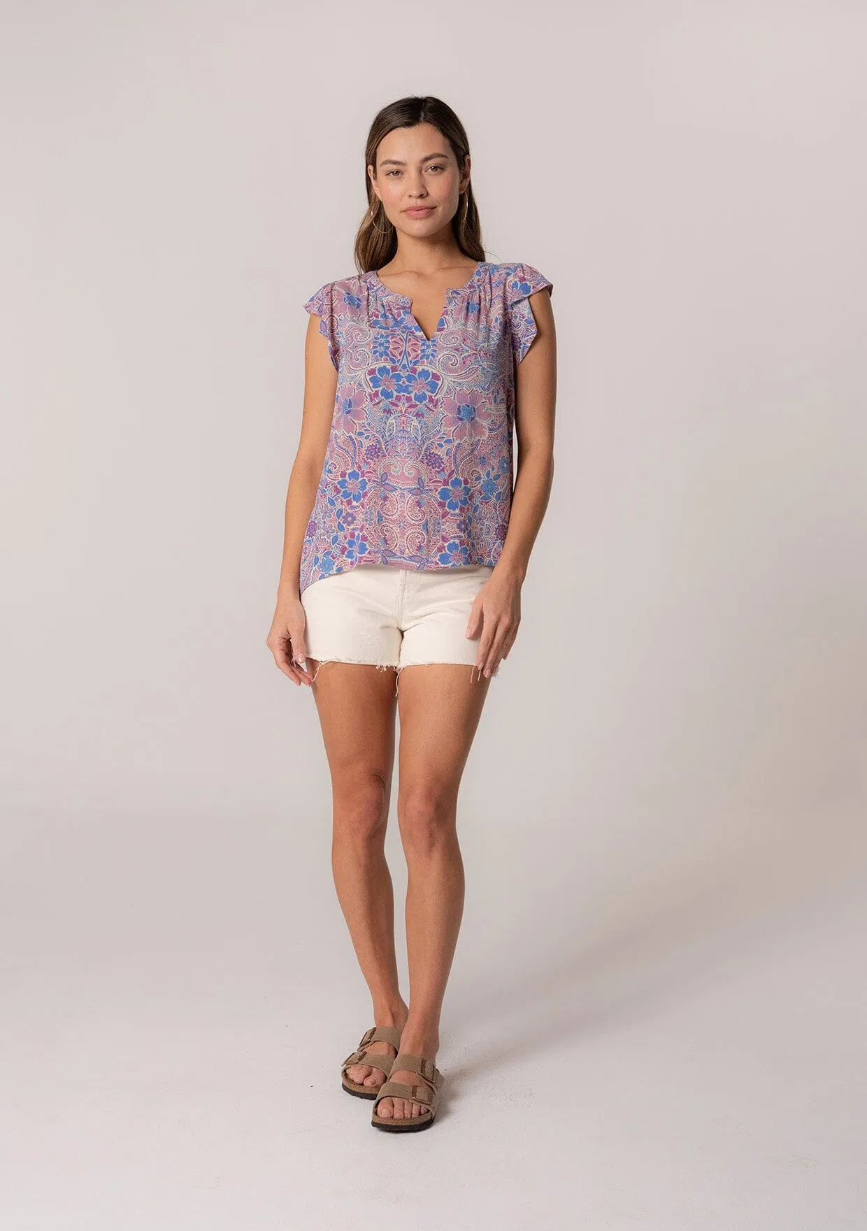 Marcie Ruffle Top