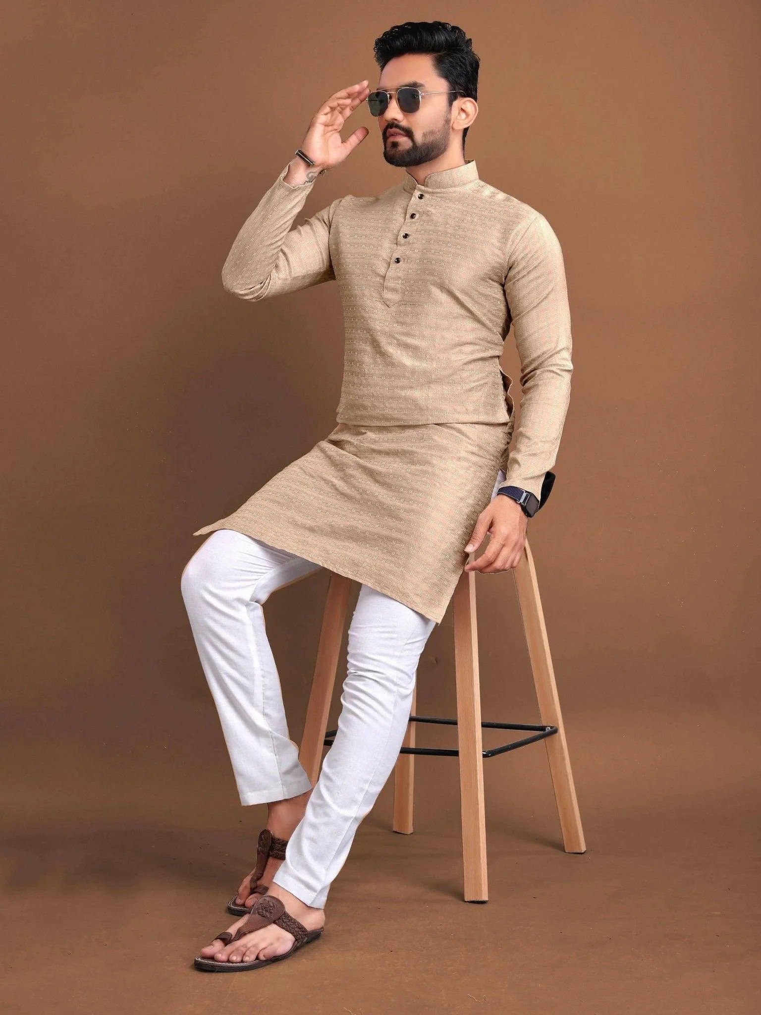 Men's Ethnic Wear Kurta Pajama Set