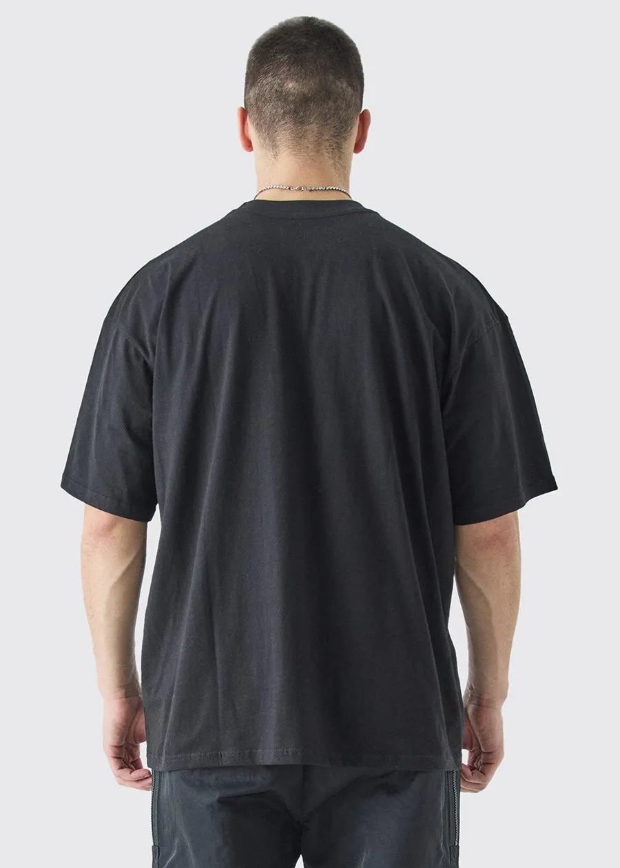 Over Thinking Men Oversized Printed T-Shirt