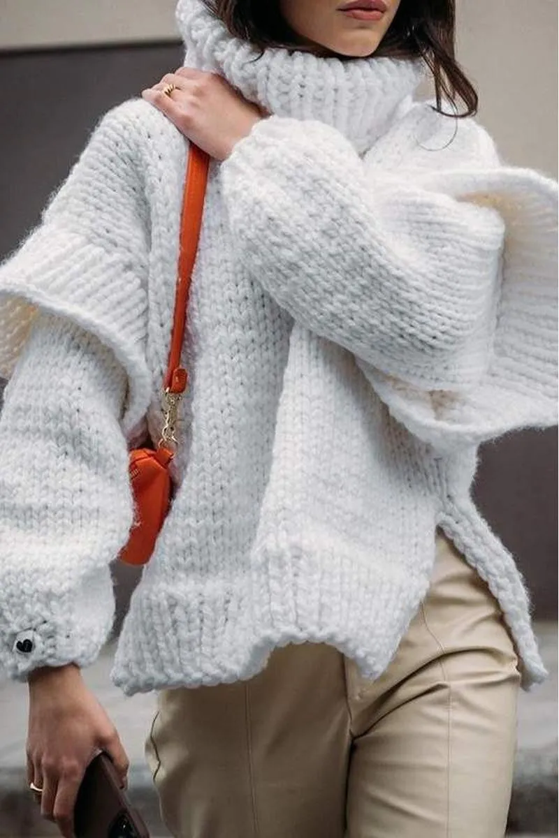 Oversized Turtleneck Sweater