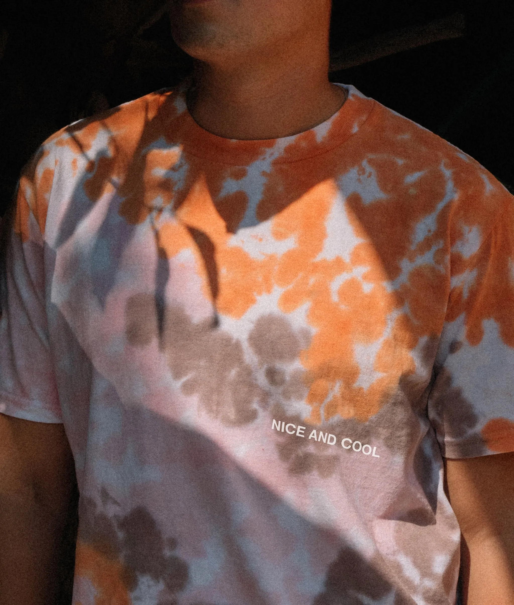 Tri-Color Tie Dye Tee