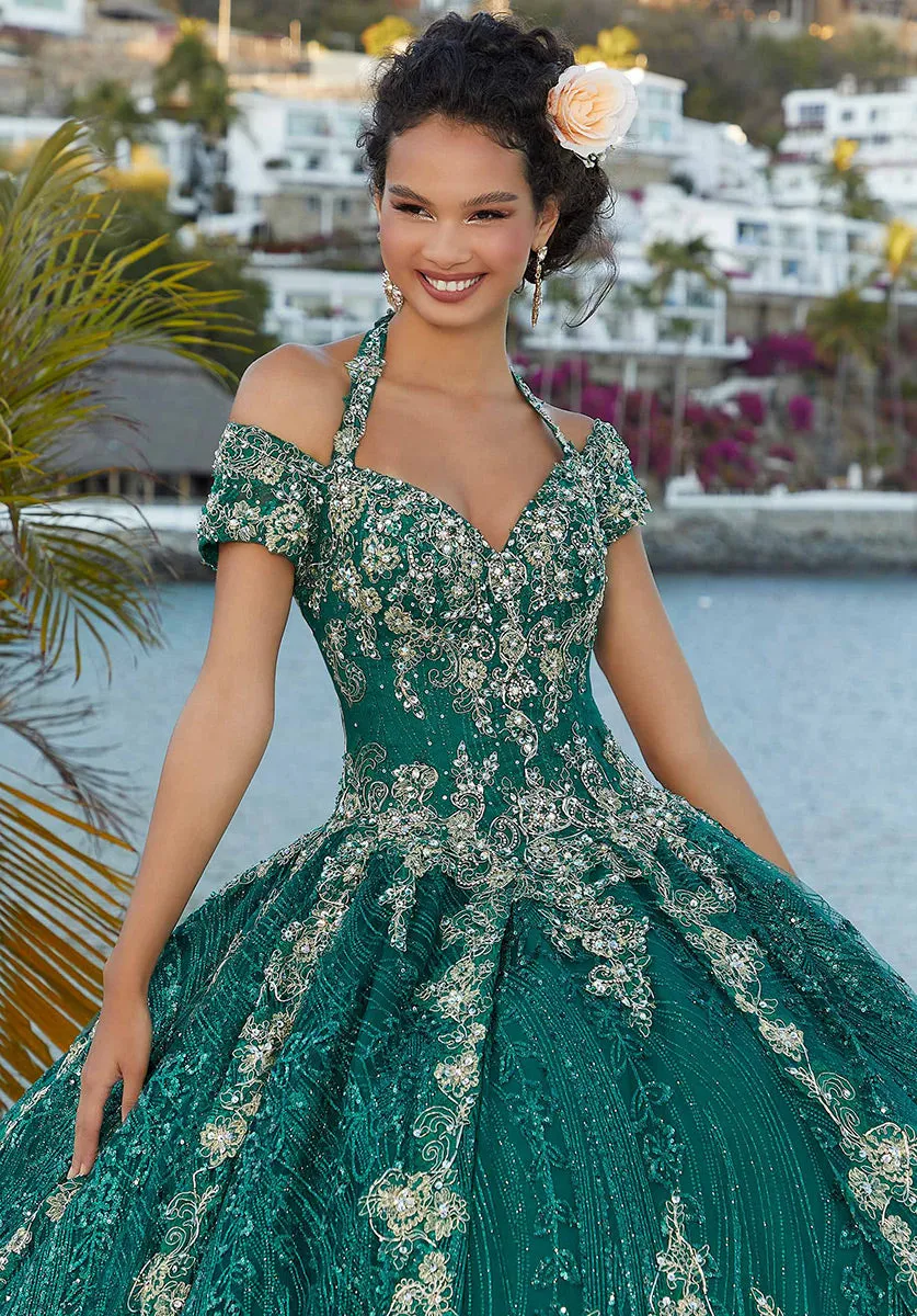 Vizcaya by Morilee Halter Neck Quince Dress 89351