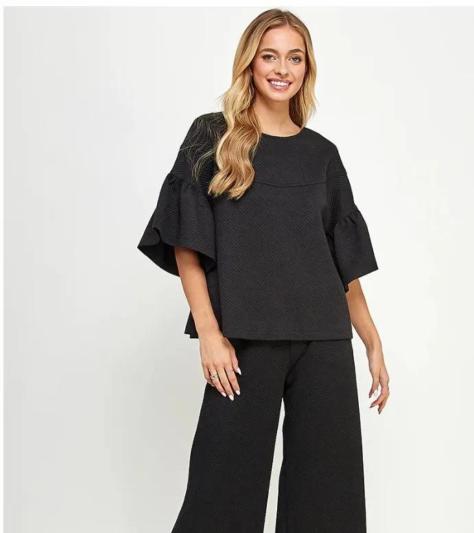 WFH Work From Home Textured Athleisure