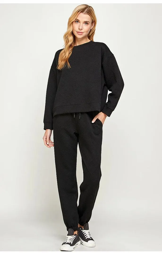 WFH Work From Home Textured Athleisure
