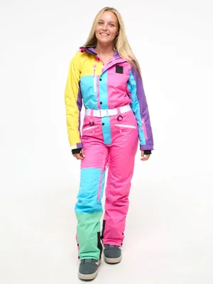 Women's Colorblocked Snow Suit,Multi