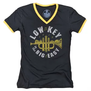 Women's Low Key in the Big Easy V-Neck Tee