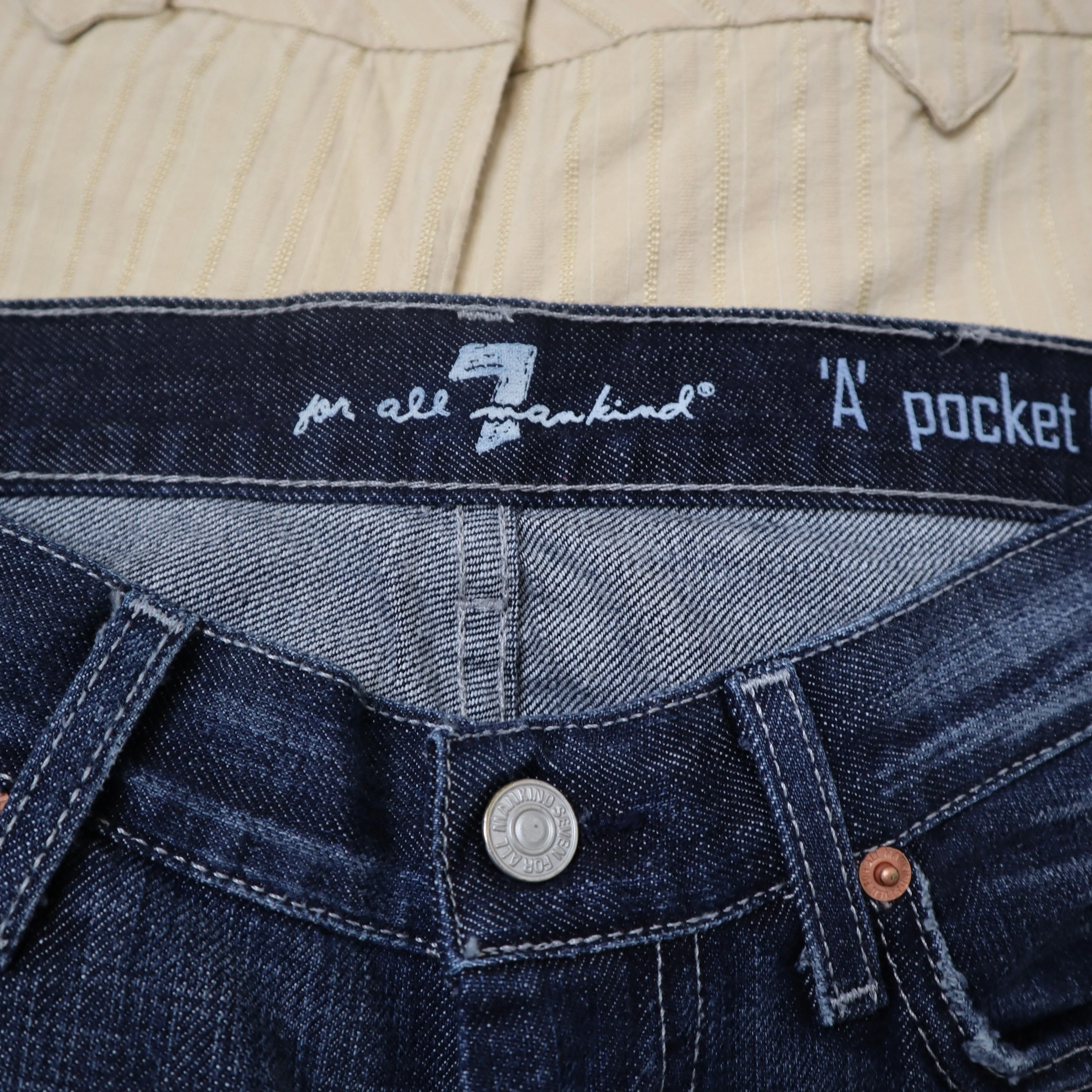 Y2K 7 FOR ALL MANKIND Flare Jeans (S)